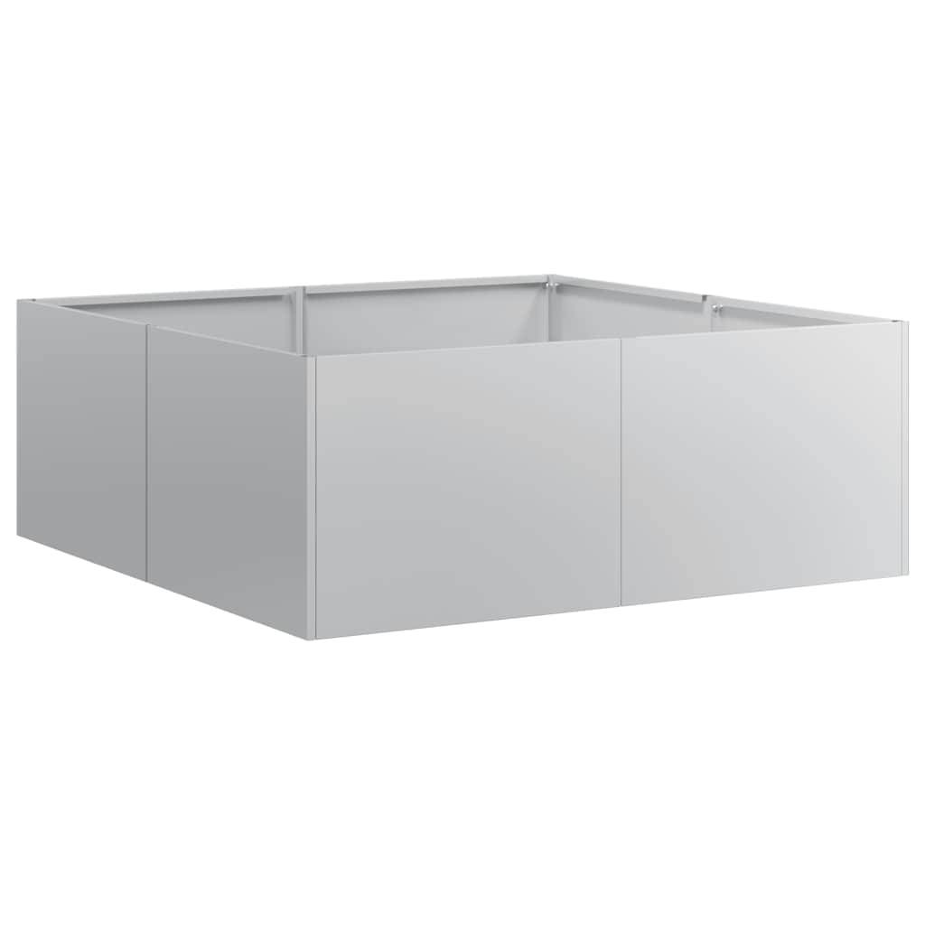 ComfortXL - Grand potager carré en acier galvanisé anti-rouille 80x80x30 cm – ComfortXL Outdoor Living - Image 2