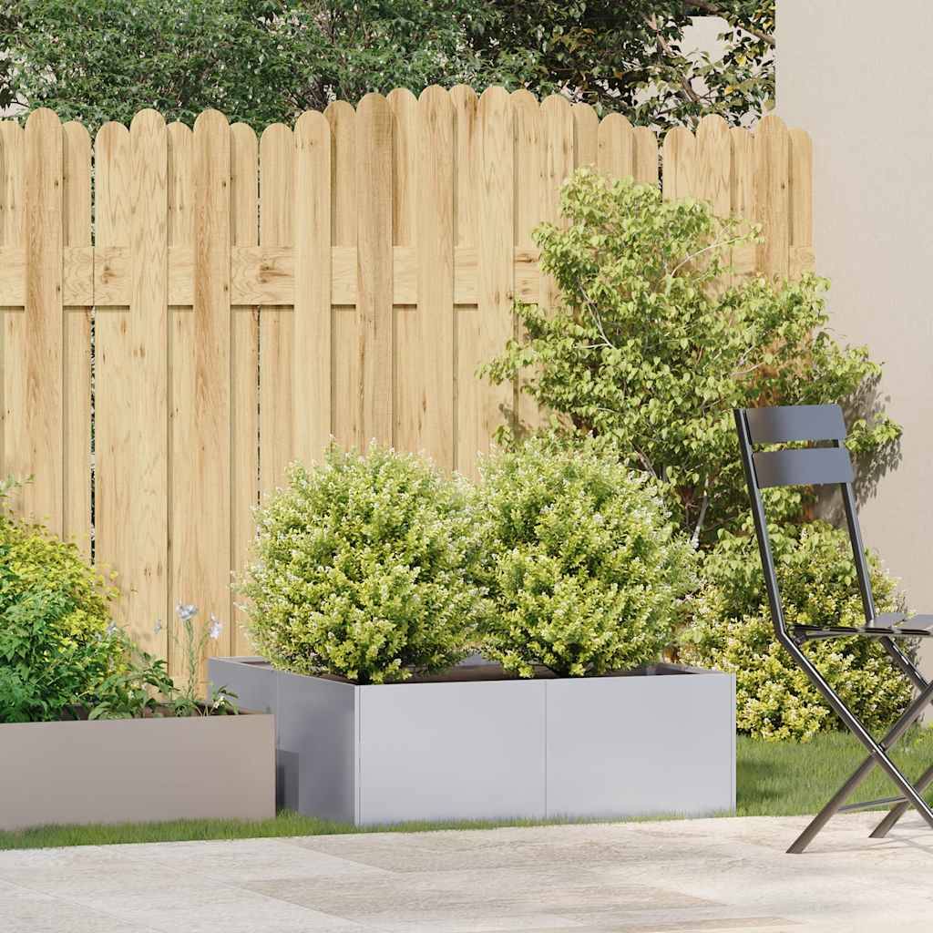 ComfortXL - Grand potager carré en acier galvanisé anti-rouille 80x80x30 cm – ComfortXL Outdoor Living - Image 3