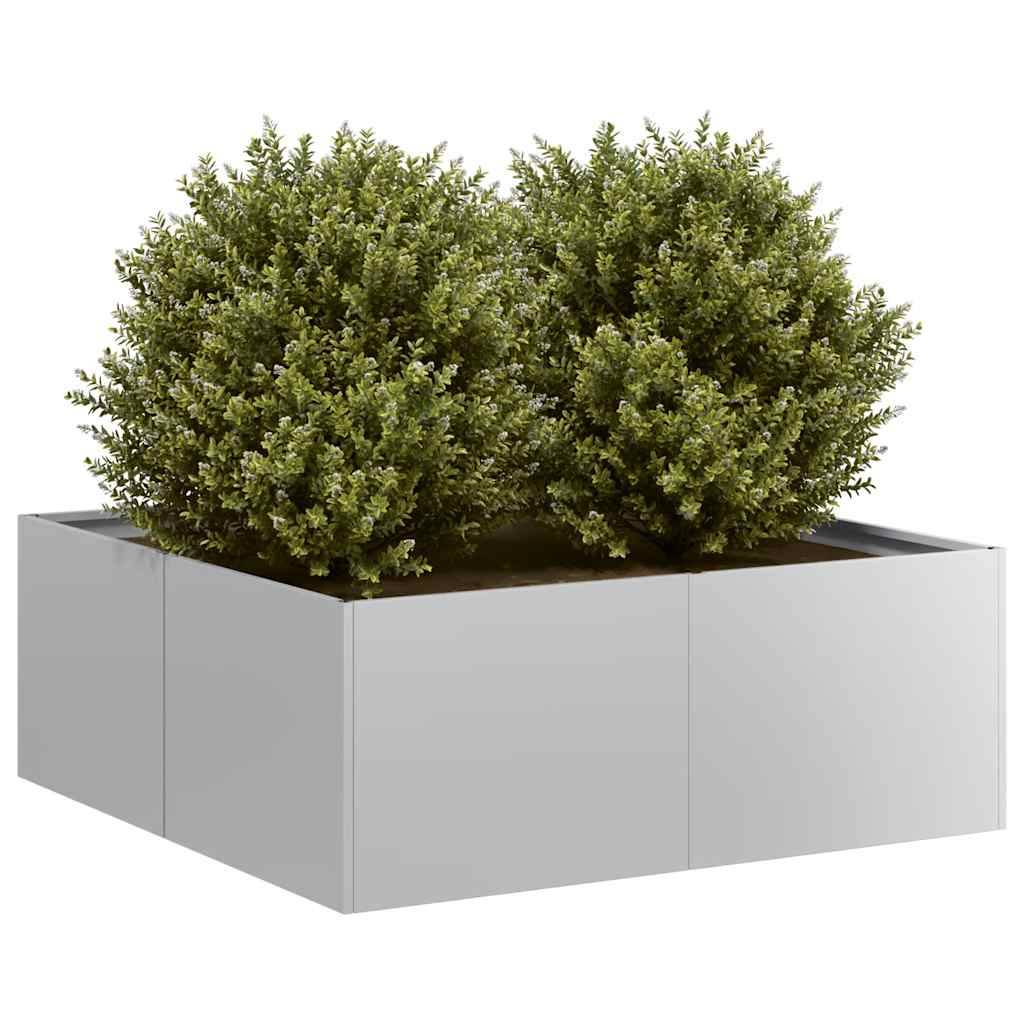 ComfortXL - Grand potager carré en acier galvanisé anti-rouille 80x80x30 cm – ComfortXL Outdoor Living - Image 1