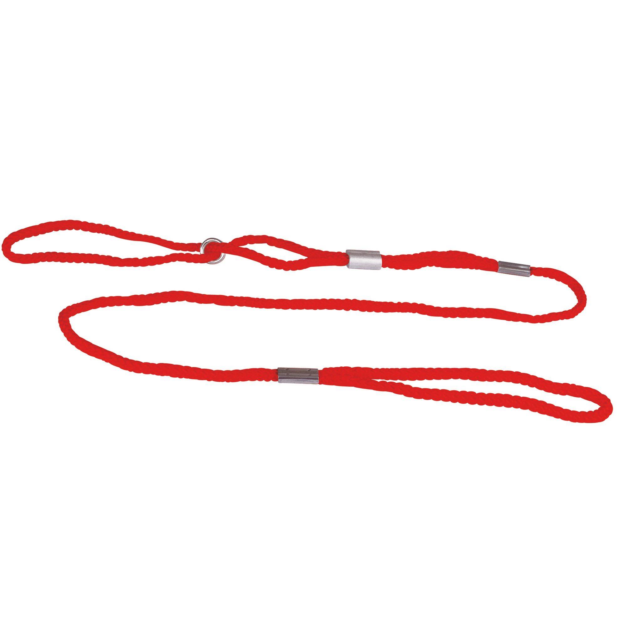 Laisse de présentation nylon ronde rouge Taille : T1 DOOGY CLASSIC