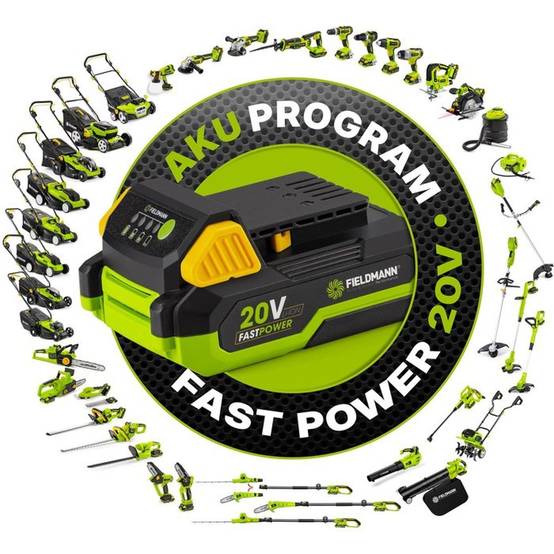 Chargeur secteur FAST POWER 20V Li-ion 2 Ah, 2,4 A, temps de charge 60 min - FIELDMANN - Image 2