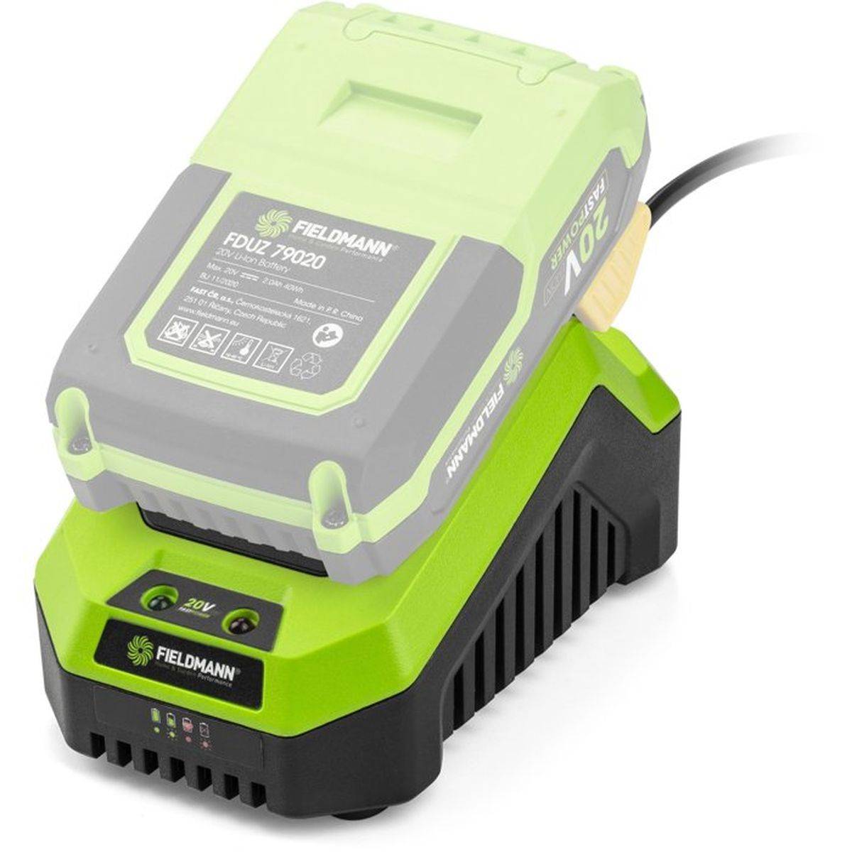 Chargeur secteur FAST POWER 20V Li-ion 2 Ah, 2,4 A, temps de charge 60 min - FIELDMANN - Image 7