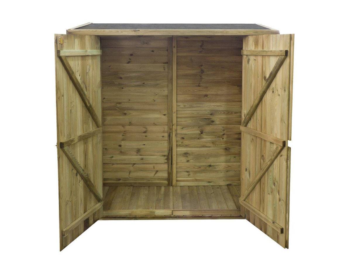 Habitat Et Jardin - Abri Jardin Bois Adossable "lipki " - 1.79 X 0.9 X 1.78/1.87 M  - 1.61 M² - 12 Mm - Avec Plancher -habitat Et Jardin - Imagen 2