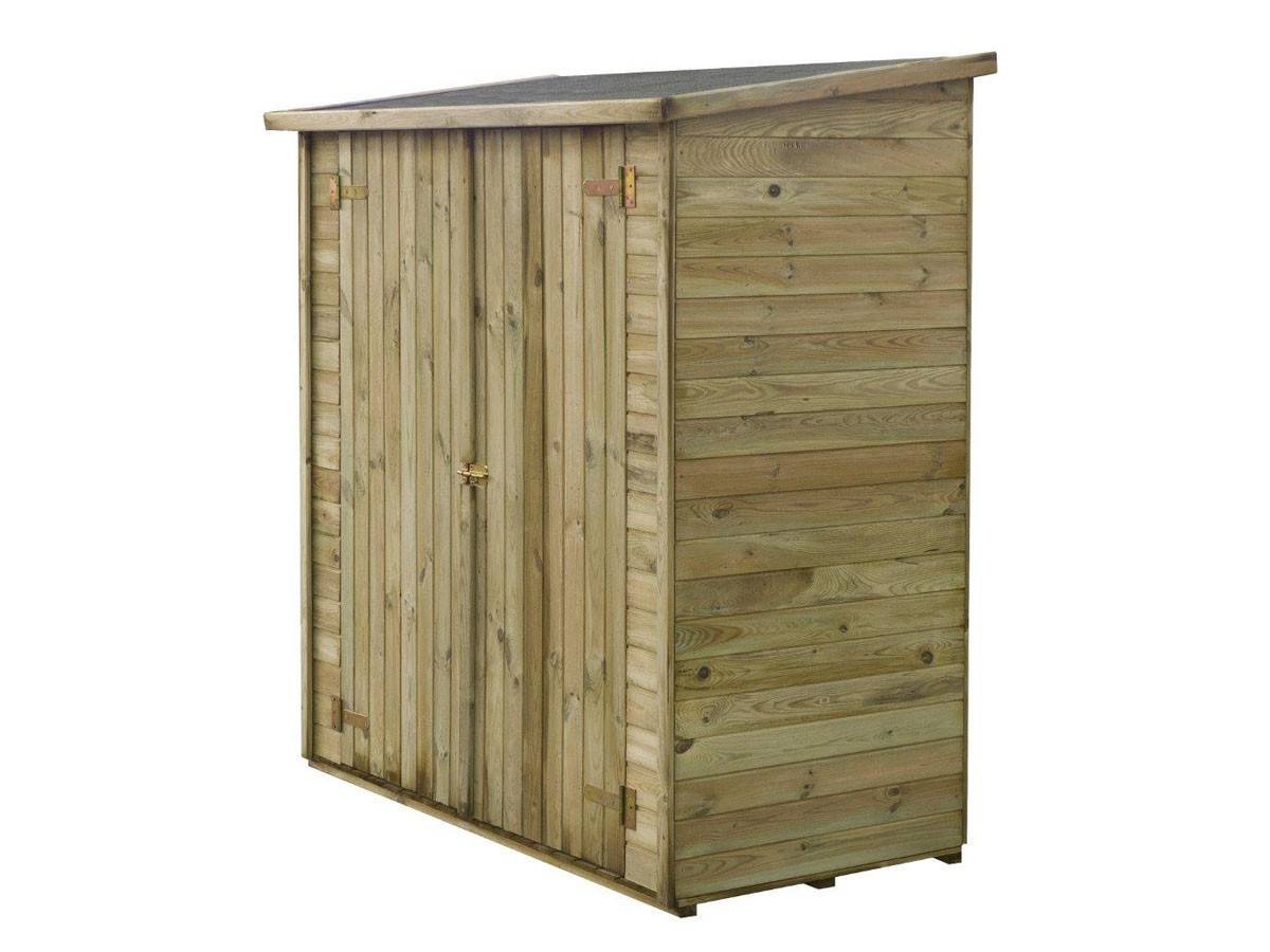 Habitat Et Jardin - Abri Jardin Bois Adossable "lipki " - 1.79 X 0.9 X 1.78/1.87 M  - 1.61 M² - 12 Mm - Avec Plancher -habitat Et Jardin - Imagen 1