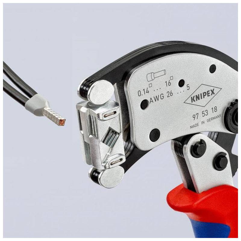 Knipex - Pince à sertir auto-ajustable KNIPEX 97 53 18 240mm Knipex - Imagen 5