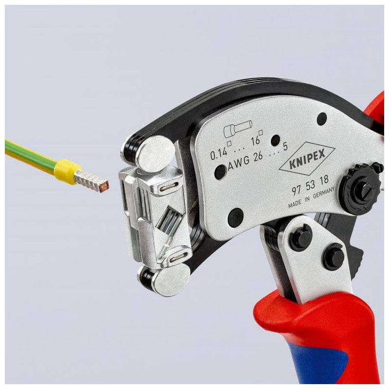 Knipex - Pince à sertir auto-ajustable KNIPEX 97 53 18 240mm Knipex - Imagen 4