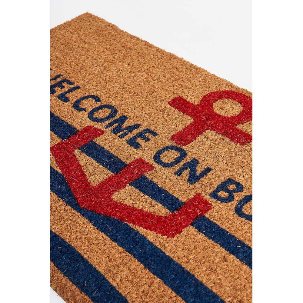 Batela - Paillasson en fibres de coco 70 x 40 cm Welcome on board - Imagen 2