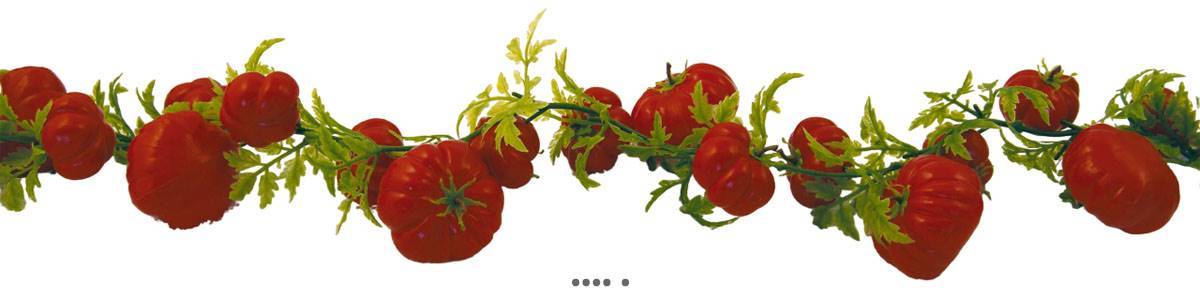 Artificielles - Guirlande de 36 tomates artificielles en Plastique soufflé L 2 m - Imagen 2