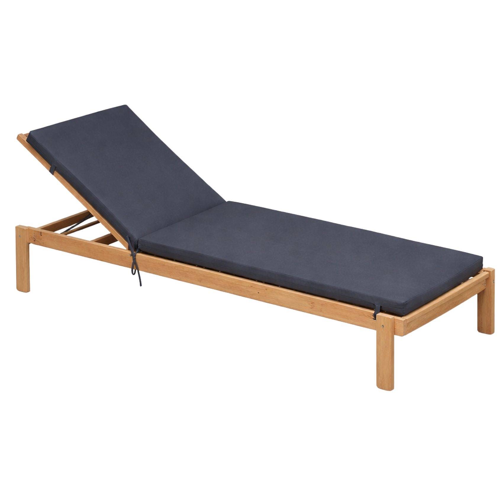 Home Maison - Matelas Bain de soleil extérieur imperméable MINORQUE - HOME MAISON - Polyester - Gris anthracite - Imagen 1