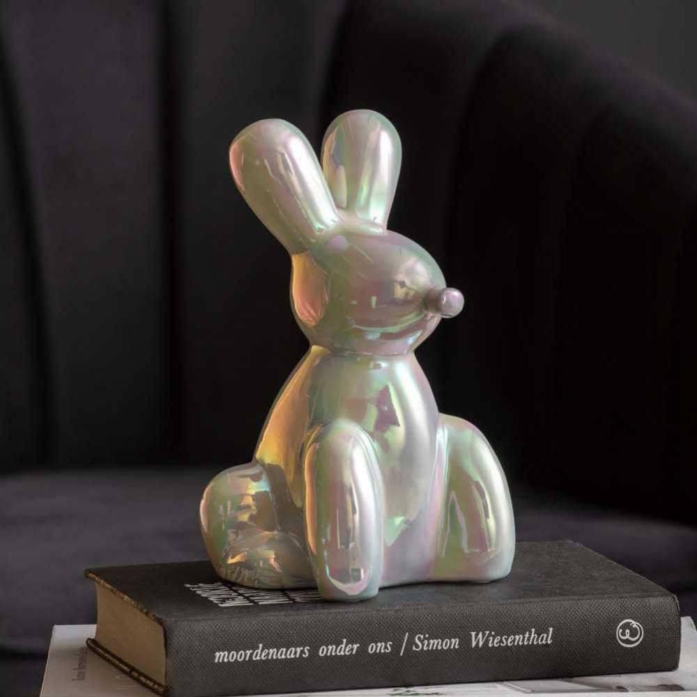 Pt Living - Statue en céramique Balloon Bunny - Imagen 2