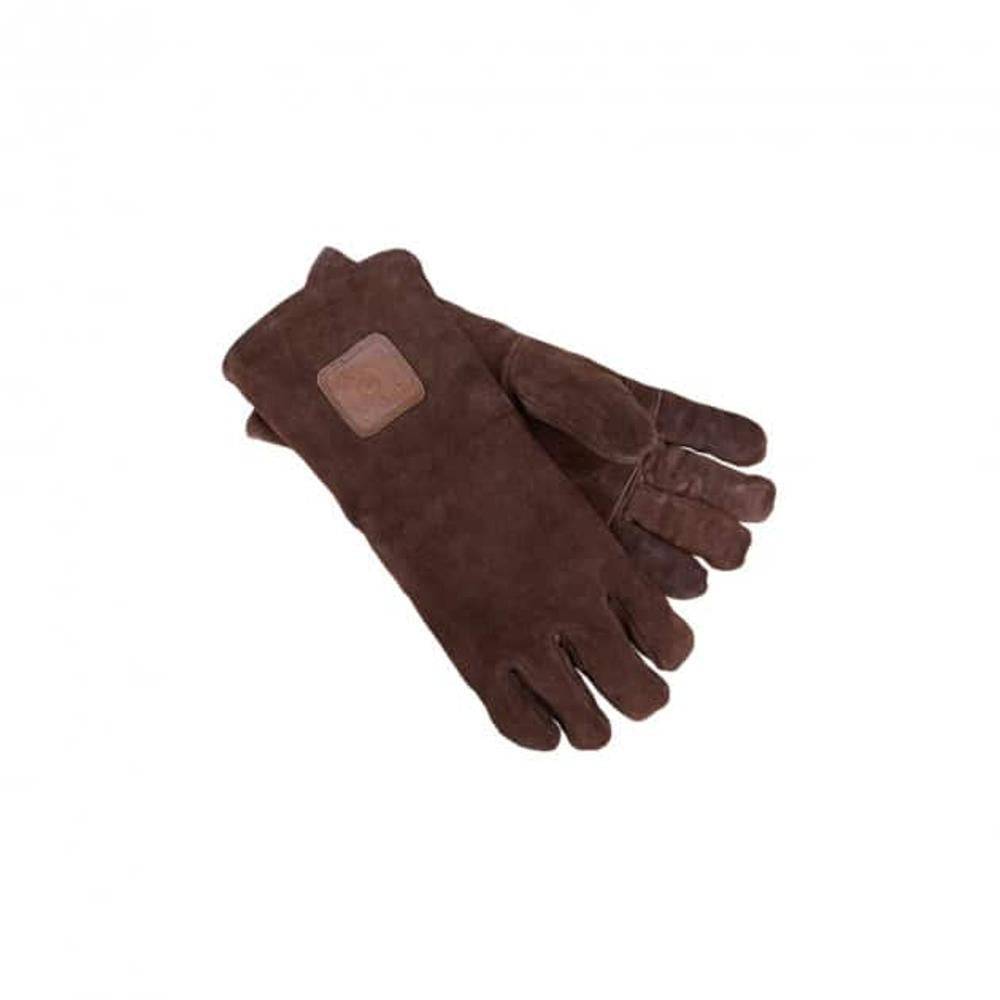 Gants en cuir marron OFYR - Imagen 1