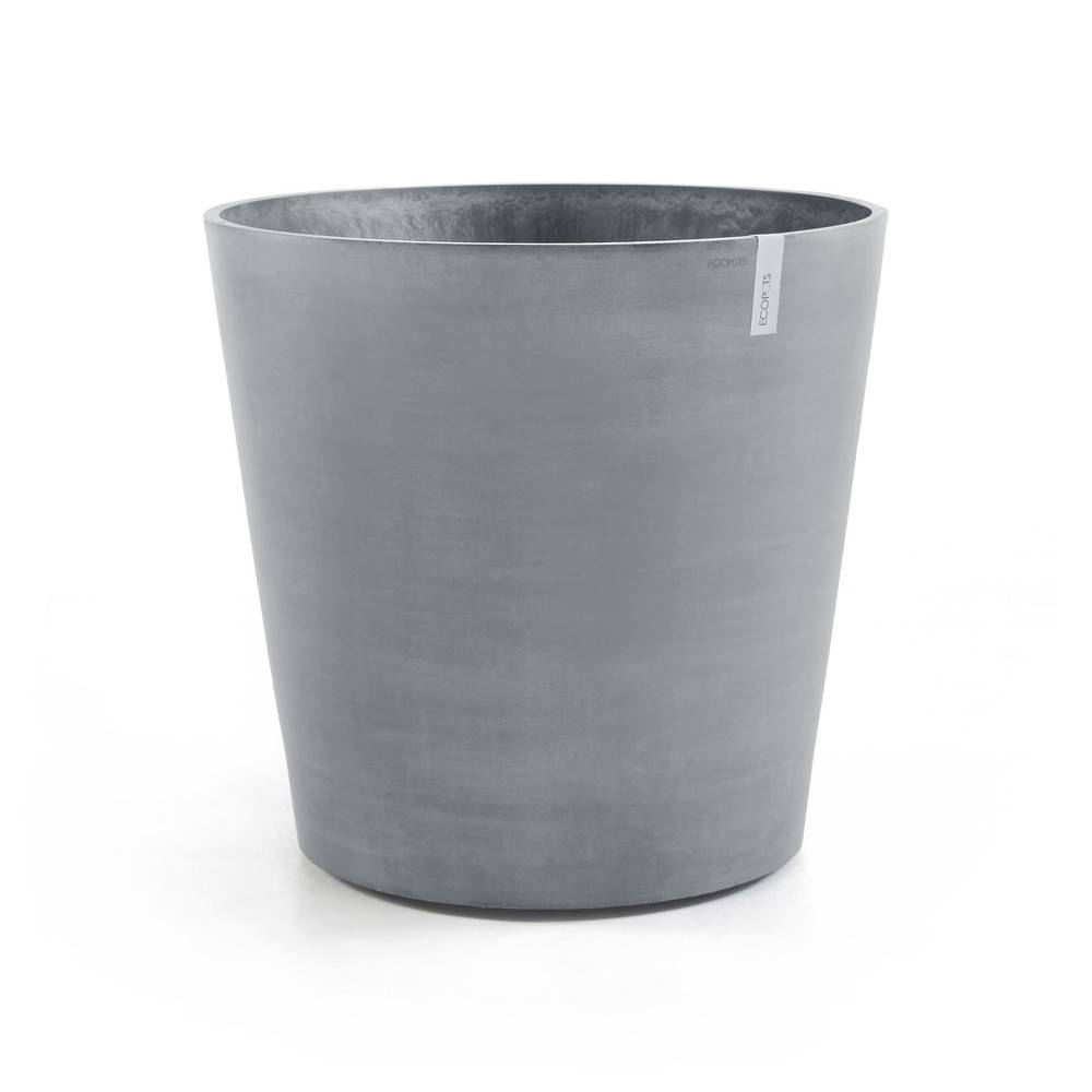 Ecopots - Grand pot sur roues Amsterdam 80 Bleu Gris - Ø 80 x H. 75 cm - 300 L ECOPOTS - Imagen 2