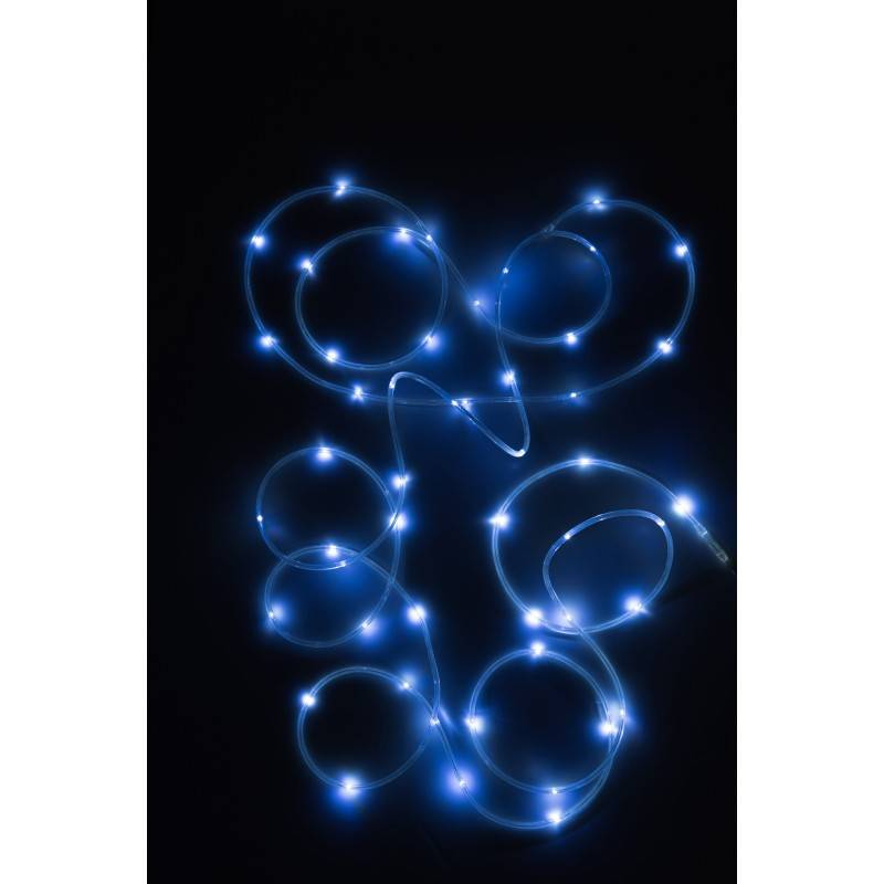 Guirlande lumineuse en plastique blanc 5m - J-Line - Image 2
