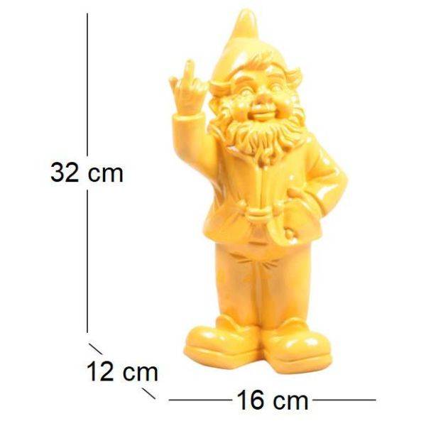 Stoobz - Nain de jardin en résine F*ck 16 x 12 x 32 cm Stoobz - Image 3