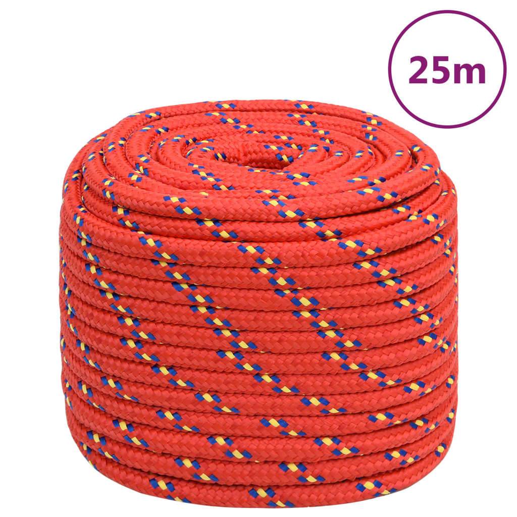 Corde de bateau Rouge 18 mm 25 m Polypropylène Maison Chic - Image 2