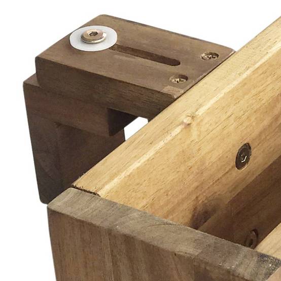 Autre - Jardinière pour balcon en acacia - Cémonjardin - Imagen 4