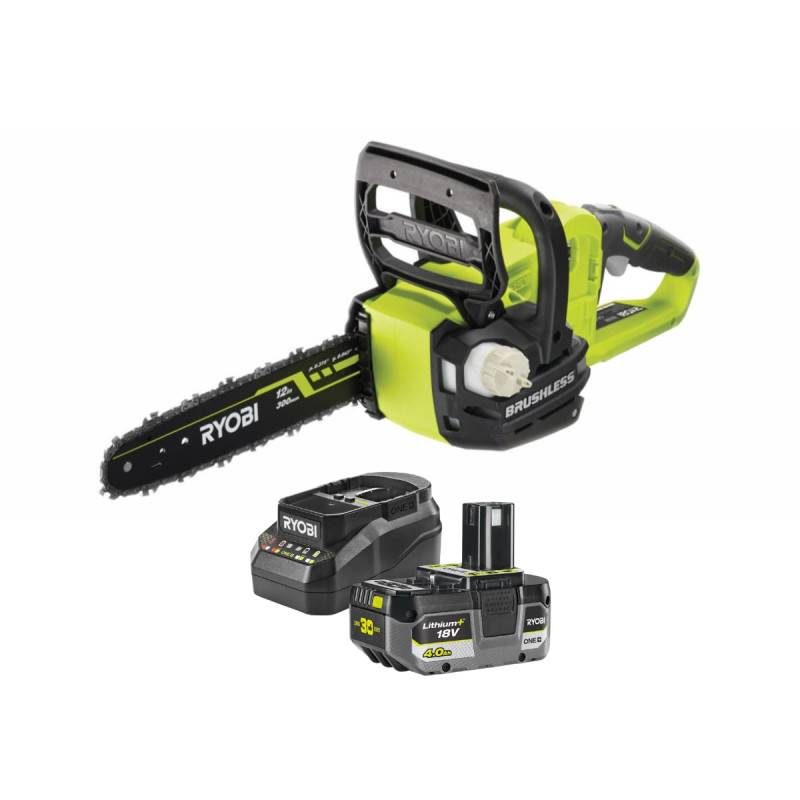 Ryobi - Tronçonneuse RYOBI 18V One+ Brushless OCS1830 - Batterie 4,0Ah et chargeur - Image 1