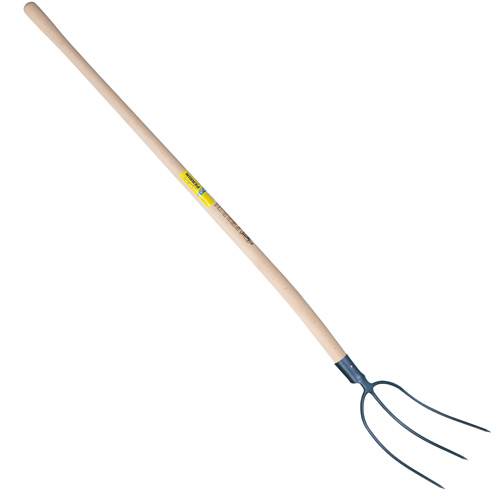 Outils Perrin - Fourche à foin à douille 3 dents emmanché Outils Perrin