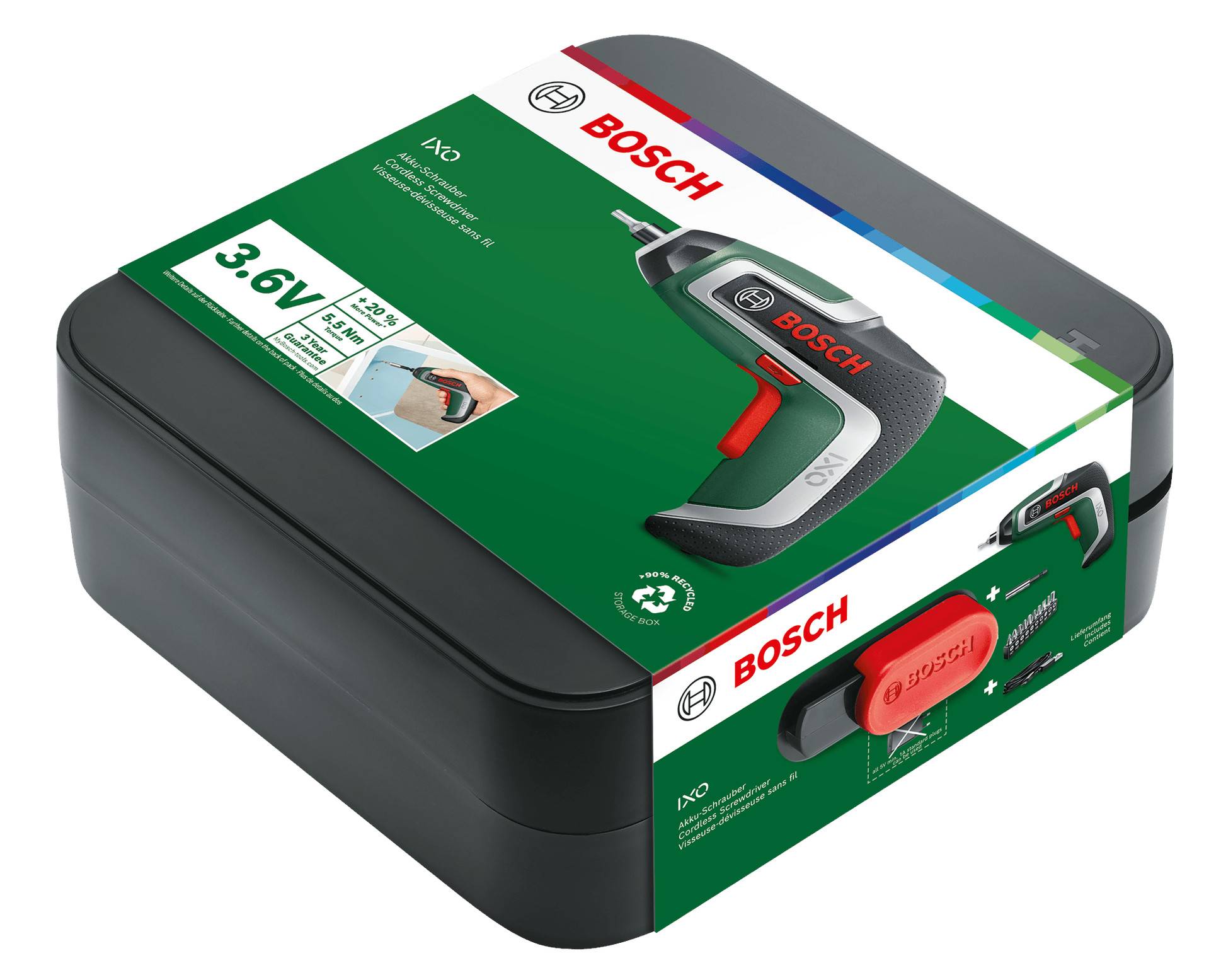 Bosch - Visseuse 3,6V IXO 7 (sans batterie ni chargeur) en coffret - BOSCH - 06039E0000 - Image 3