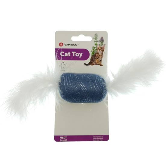 Rouleau Medy bleu ø5 x 27 cm Jouet pour chat - Image 3