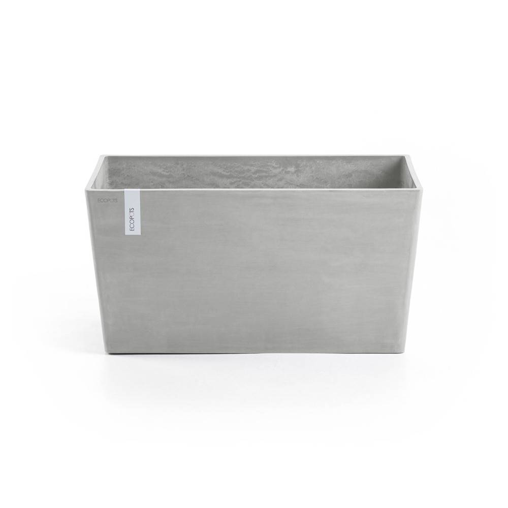 Ecopots - Jardinière Paris 60 Blanc Gris - 60 x 26 x H. 40 cm - 46,7 L ECOPOTS - Imagen 2