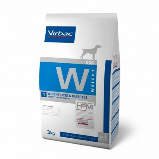 Virbac Veterinary HPM W1 Weight Loss & Diabetes pour chien Sac 7 kg - Image 1