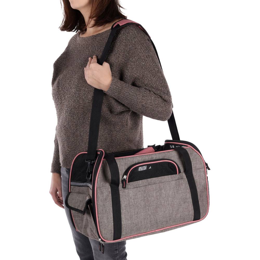 Flamingo - Sac de transport Xandor 48cm L x 25cm l x 33cm H pour petit chien max 7 kg - Imagen 6