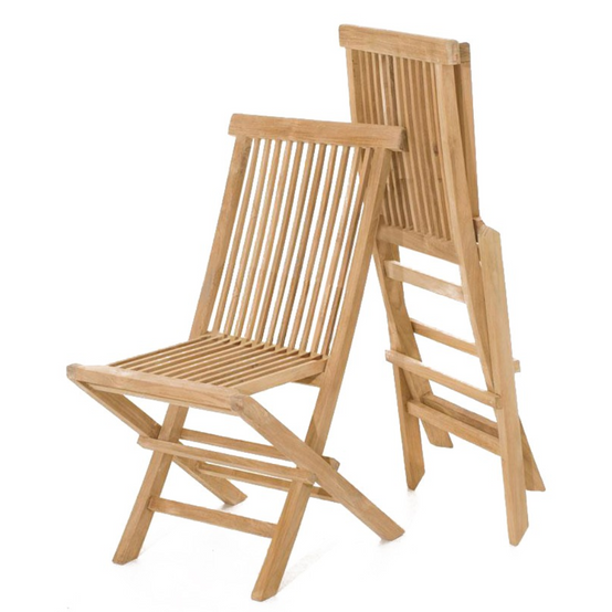 Salon de jardin Teck 10 places Table rectangulaire 6 chaises 2 fauteuils KAJANG - Image 5