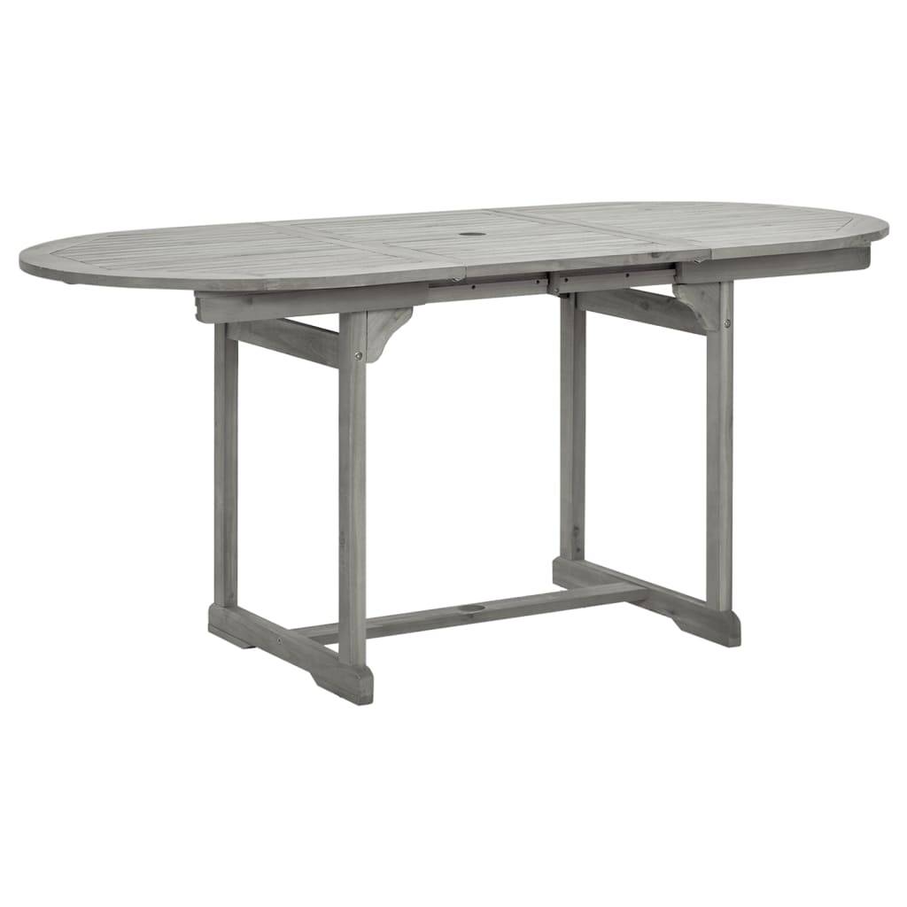 Ensemble de 5 pcs table de jardin avec chaises - mobilier de jardin Bois d'acacia massif-JU2774 - Image 4