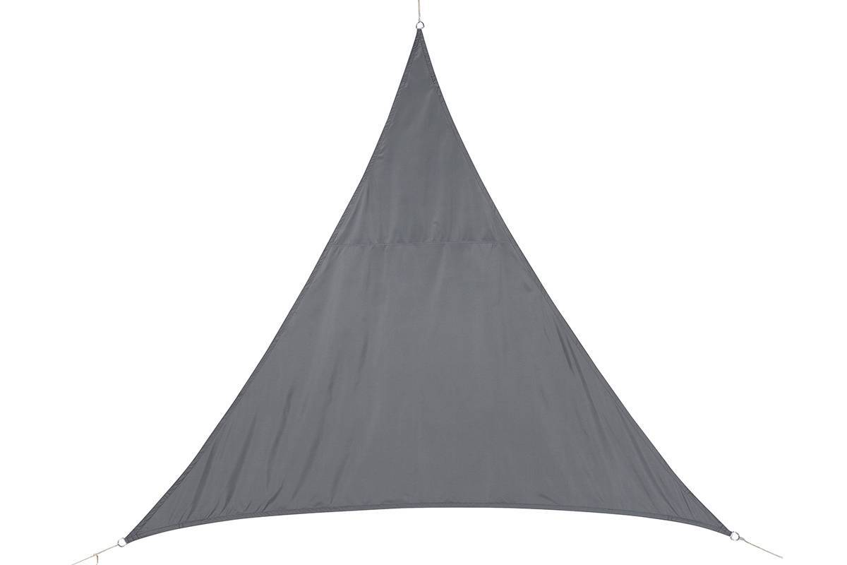 Hesperide - Voile d'ombrage triangulaire "Curacao" ardoise 2x2x2m en polyester Hespéride - Imagen 1