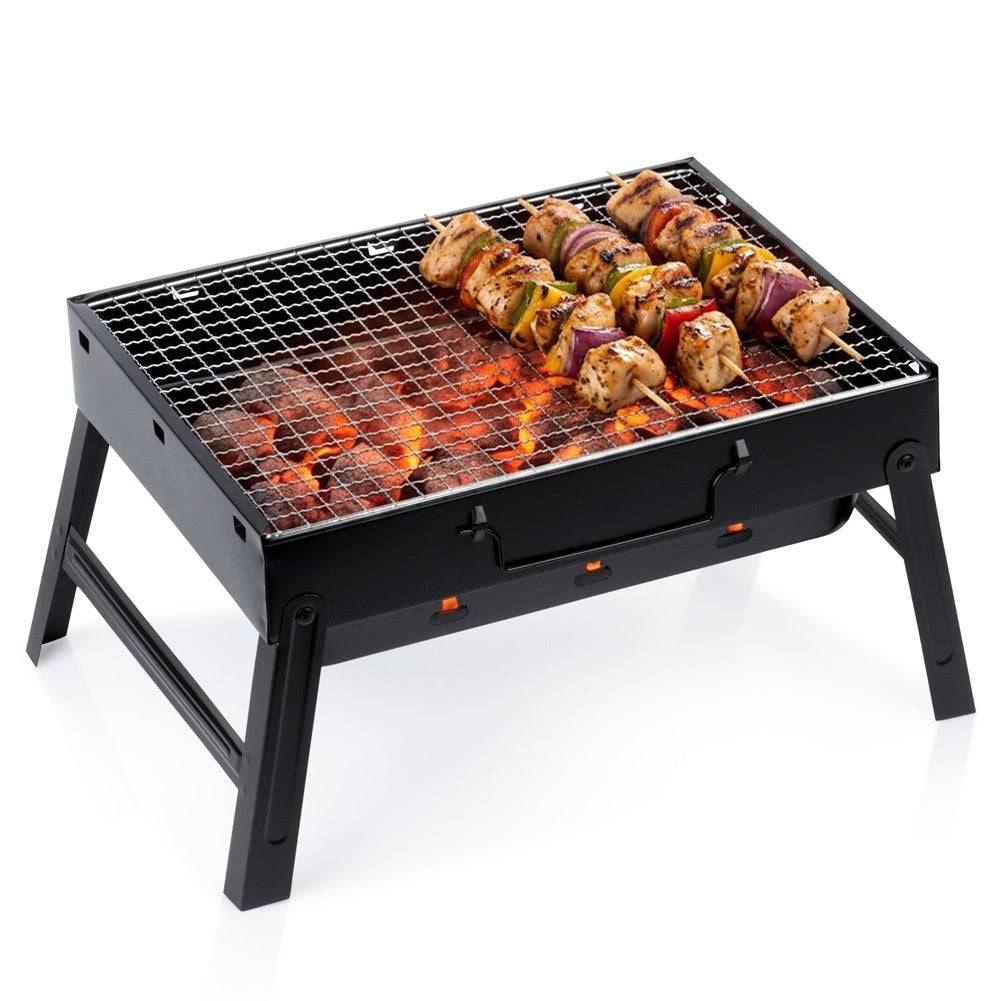 Entrepotbrico - Barbecue charbon valise pliable et portable 40 x 27,5 x 20 cm - Image 2