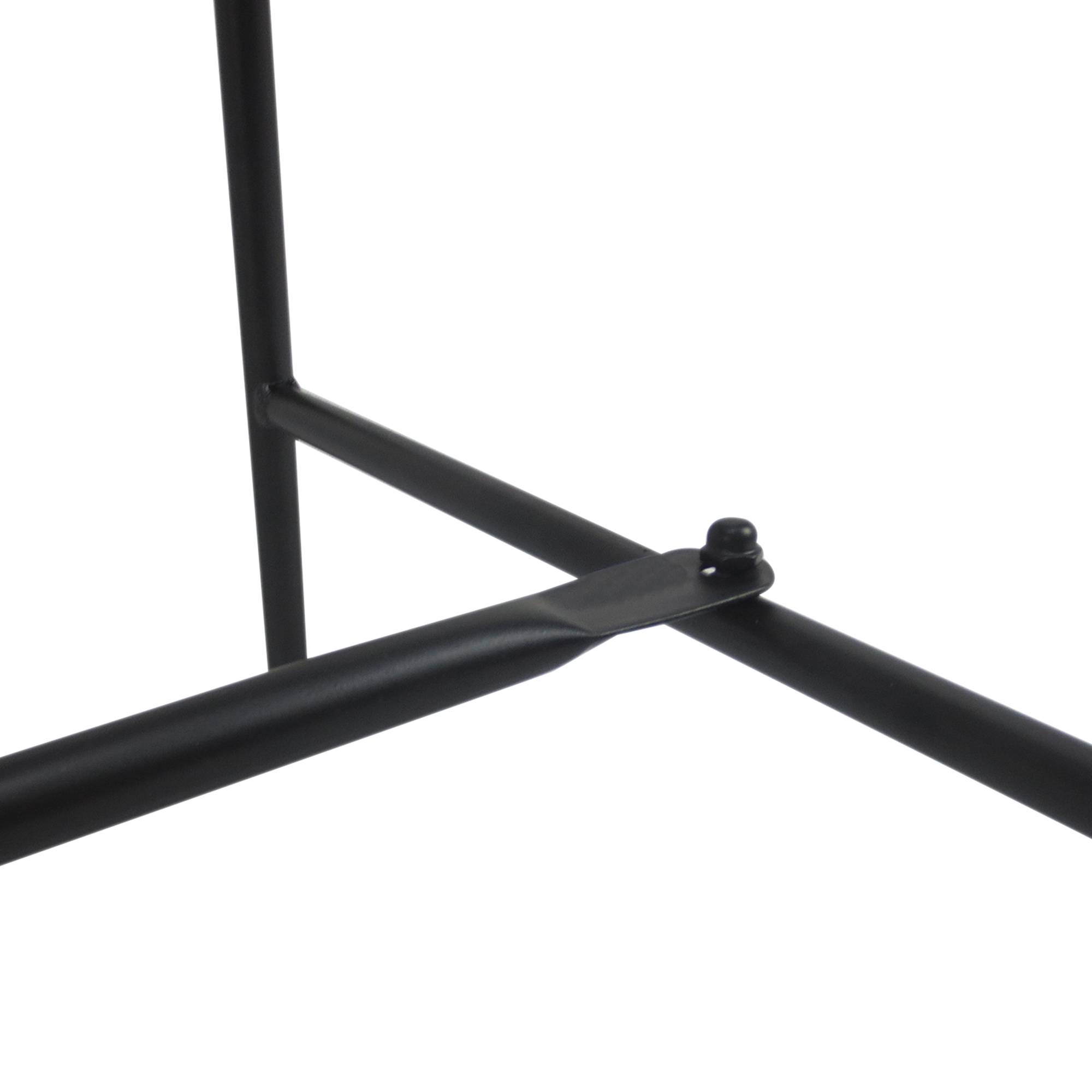 ComfortXL - Banc de jardin 2 places métal extérieur anti-rouille style vintage noir 107cm - ComfortXL Outdoor Living - Image 7