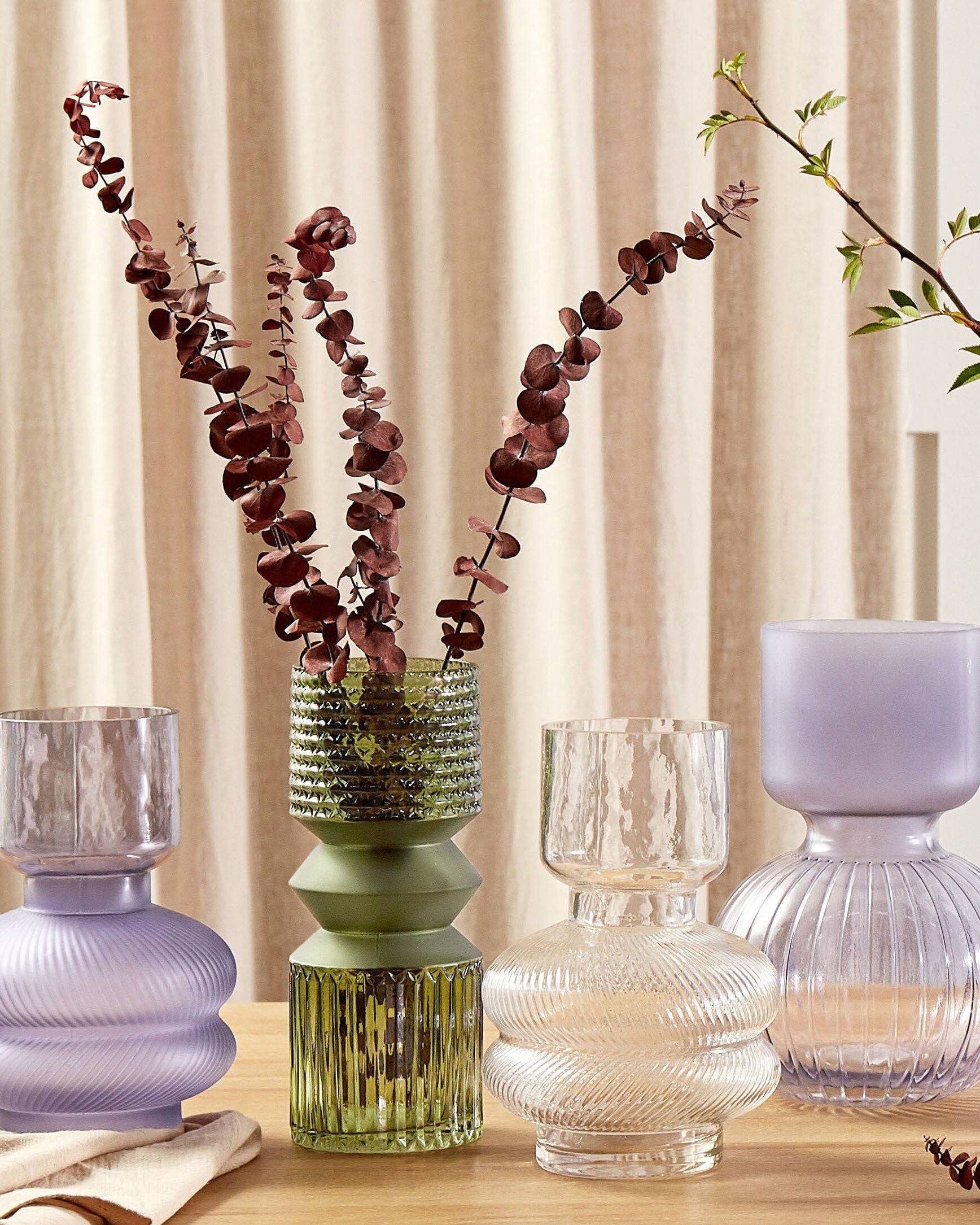 Beliani - Vase à fleurs Verre Transparent RODIA - 14x14x24- Beliani - Image 1