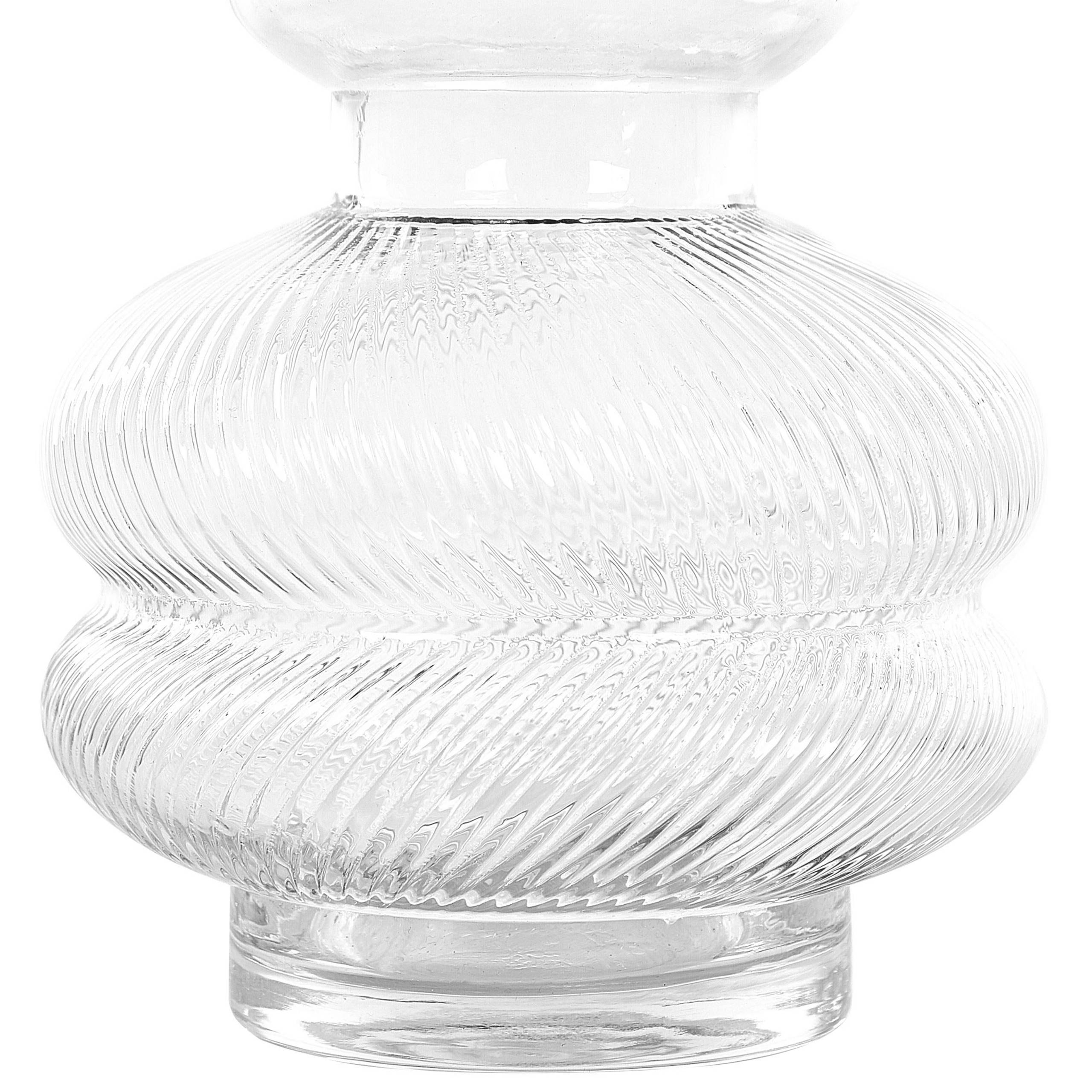 Beliani - Vase à fleurs Verre Transparent RODIA - 14x14x24- Beliani - Image 5