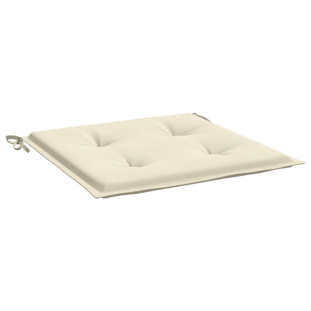 PANGIVO - Coussins de chaise jardin tissu oxford crème 50 x 50 x 4 cm - PANGIVO - Image 5