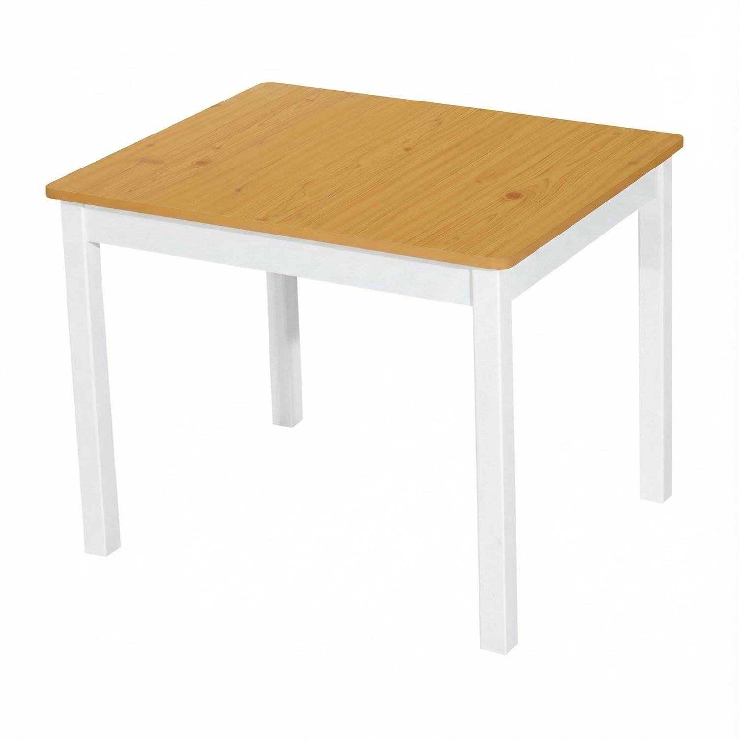 Ensemble 4 pièces table enfant 2 chaises et banc rangement, mobilier activités +3 ans chambre salle de jeu, blanc et naturel - Image 10