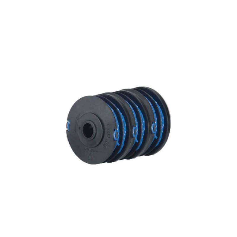 Ryobi - Lot de 3 bobines double fil RYOBI diamètre 1.65mm pour coupe-bordures électriques RAC123 - Image 1
