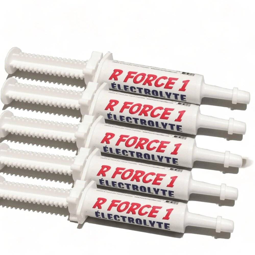 France Croquettes - 5x booster et recuperateur air force 1 électrolyte – 30ml – fatigue et chaleur – france croquettes - Imagen 1