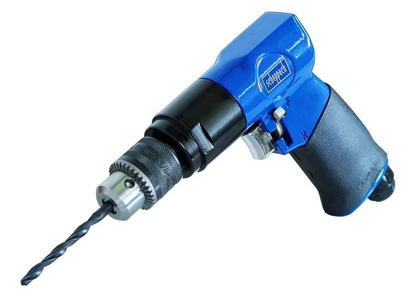 Scheppach - Perceuse pneumatique 3/8' SCHEPPACH avec accessoires - 10mm 6.3bar - 7906100714 - Imagen 1