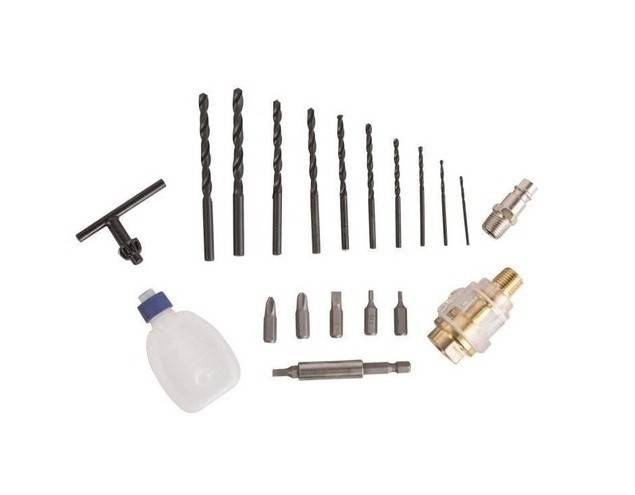 Scheppach - Perceuse pneumatique 3/8' SCHEPPACH avec accessoires - 10mm 6.3bar - 7906100714 - Imagen 3