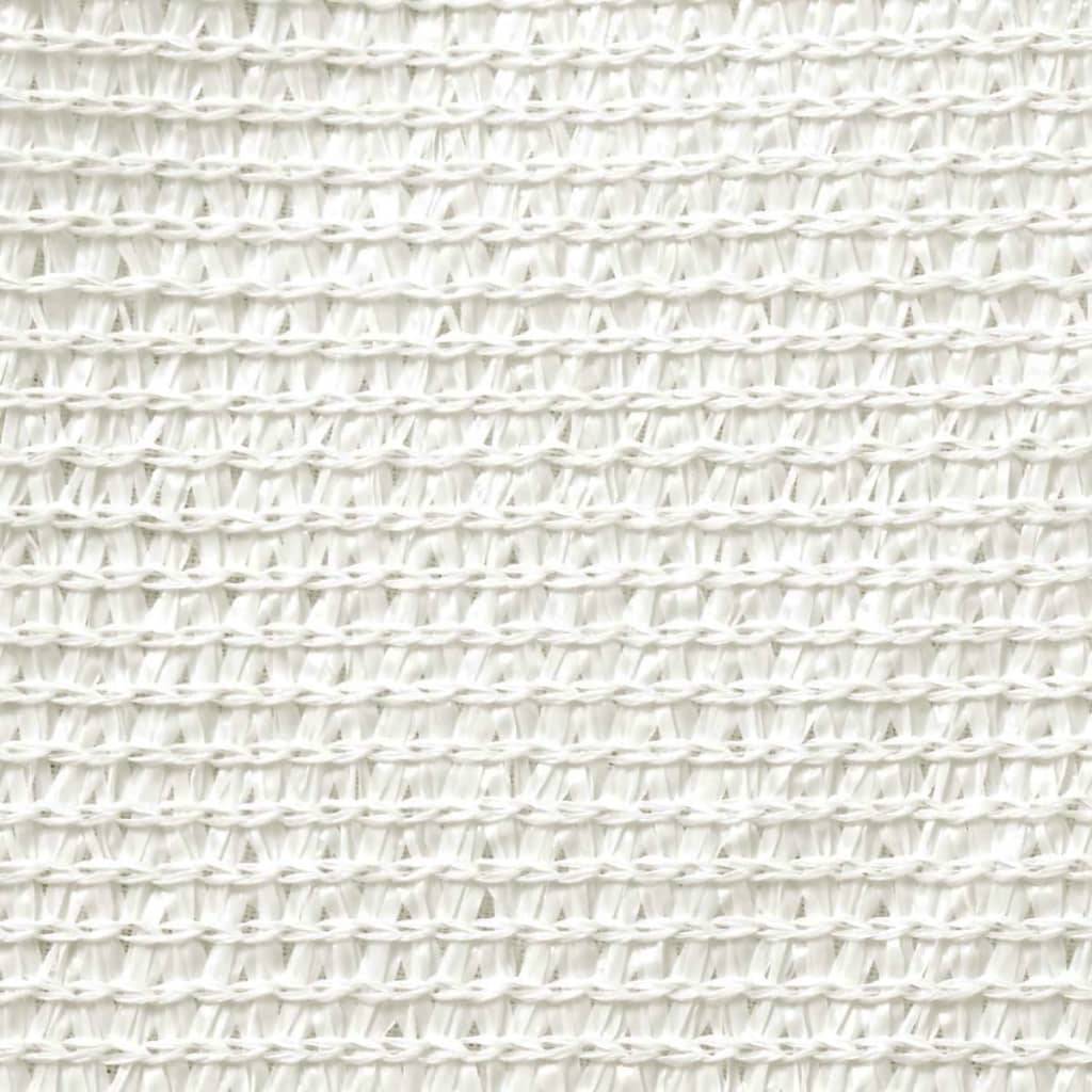 Helloshop26 - Voile d'ombrage 160 g/m² PEHD 6 x 6 m blanc - Imagen 2