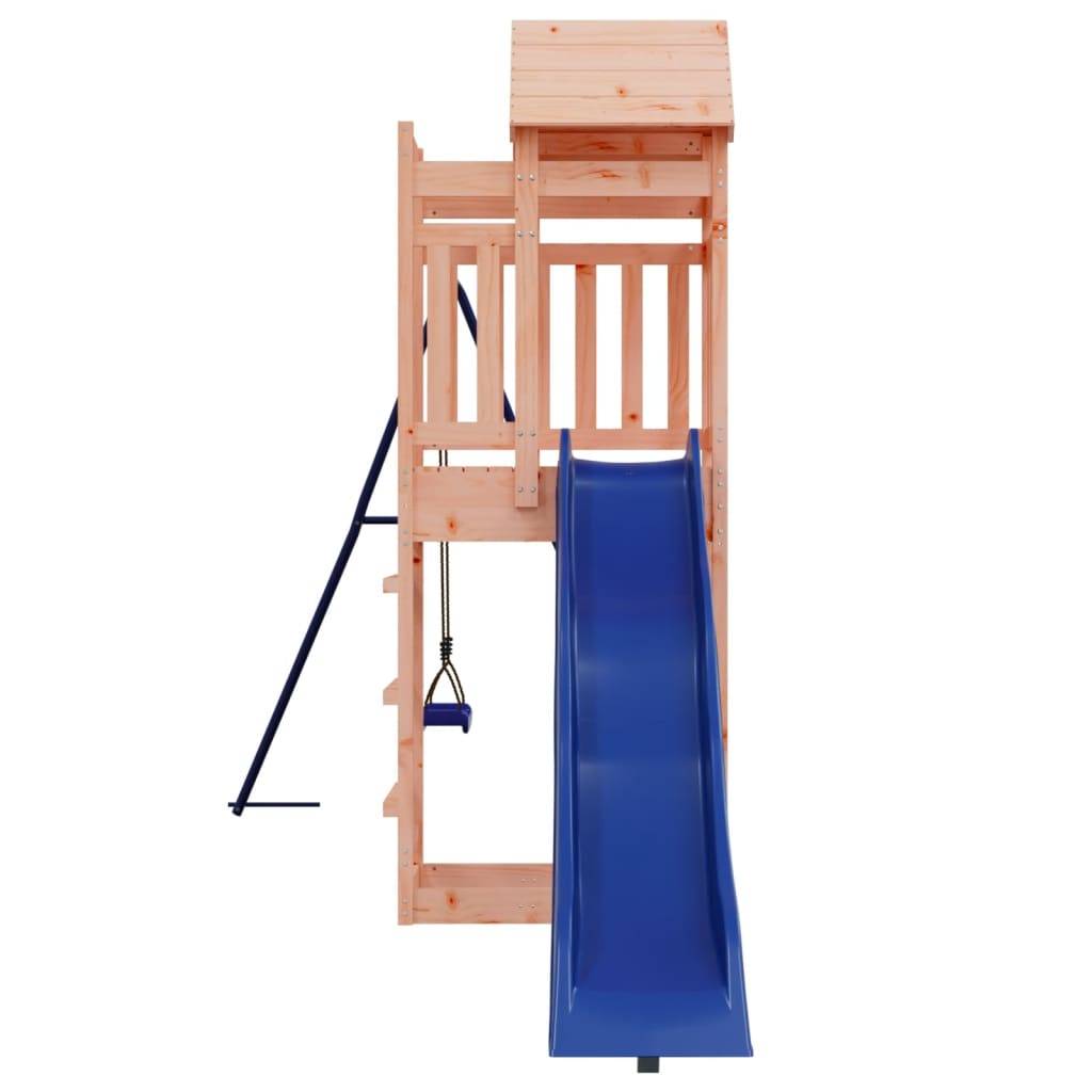 Helloshop26 - Aire de jeux d'extérieur balançoires toboggan portiques robuste jeux jardin 422 x 185 x 238 cm bois massif de douglas - Imagen 5