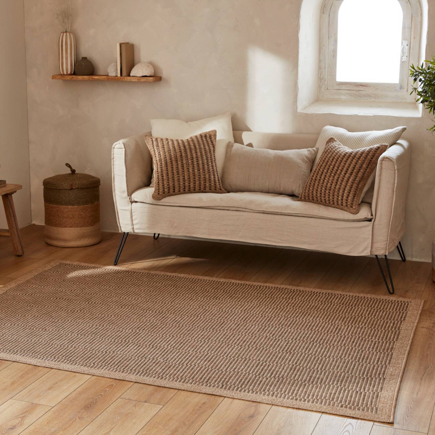 Autre - Tapis intérieur et extérieur naturel 60x180cm - Imagen 3