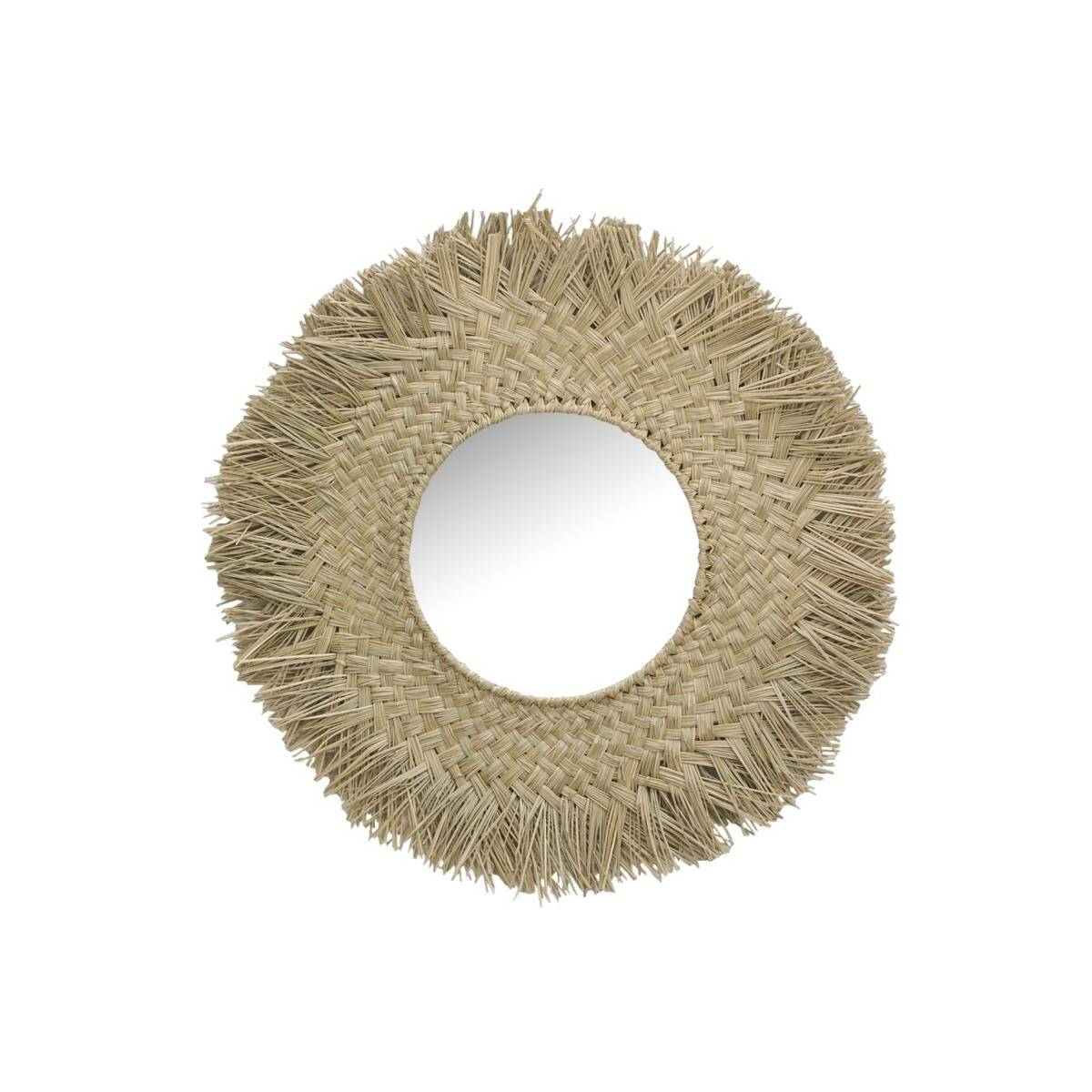 Aubry Gaspard - Miroir en jonc à franges - Imagen 1