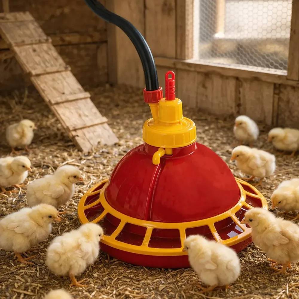 Olba - Abreuvoir automatique poussins/cailles à suspendre - Image 1