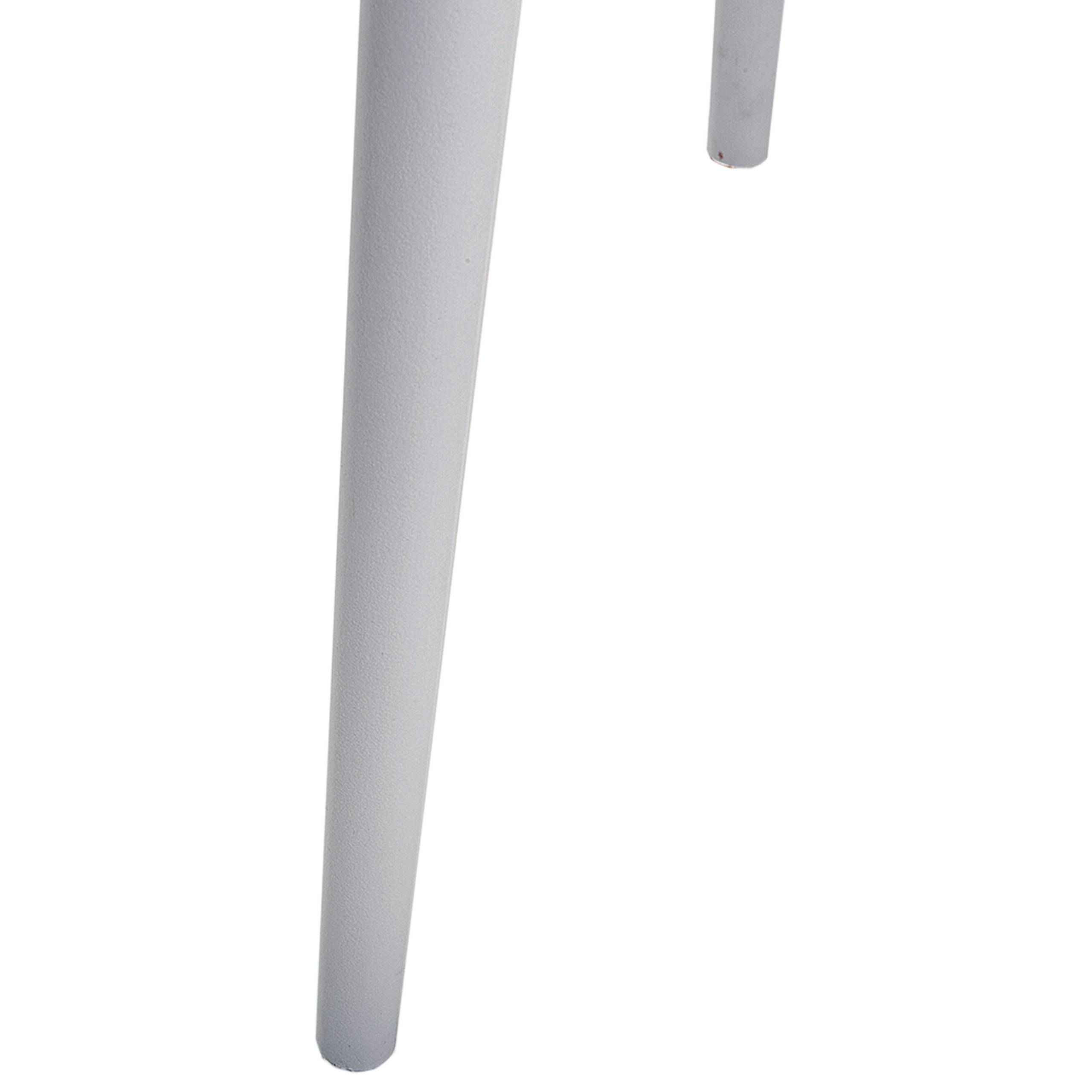 Beliani - Chaise d'Intérieur et d'Extérieur en Plastique Gris Clair Empilable et Résistante pour Salon Salle à Manger ou Jardin au Style Moderne Beliani - Imagen 5