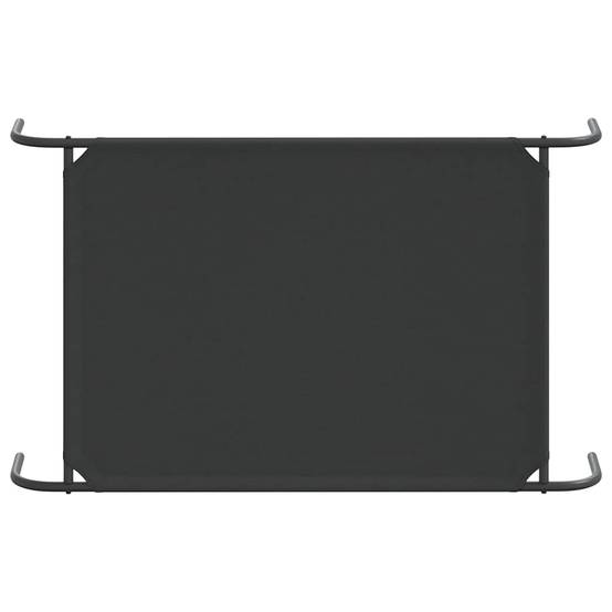 Couchage surélevé pour chien en tissu oxford résistant pour maison jardin Noir 110x65cm – ComfortXL Pet Living - Image 6