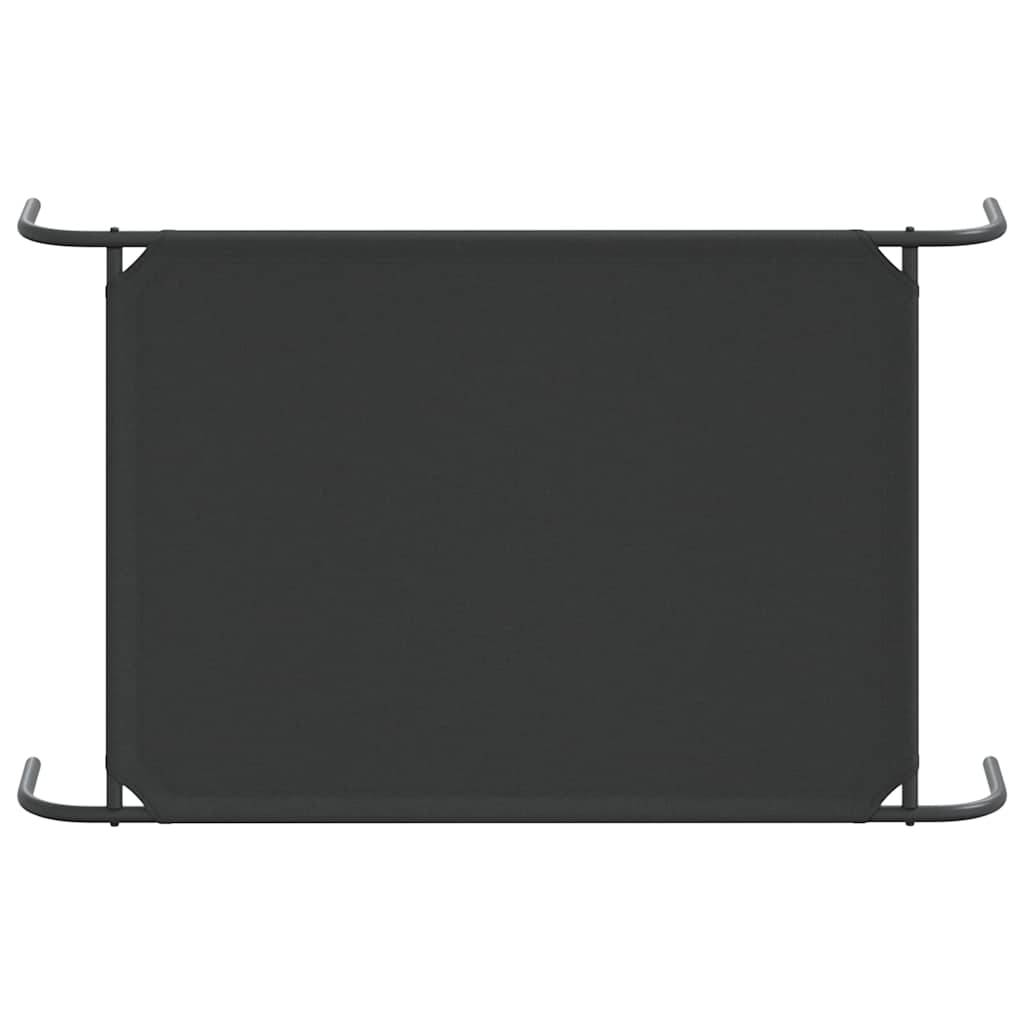 Couchage surélevé pour chien en tissu oxford résistant pour maison jardin Noir 110x65cm – ComfortXL Pet Living - Image 6