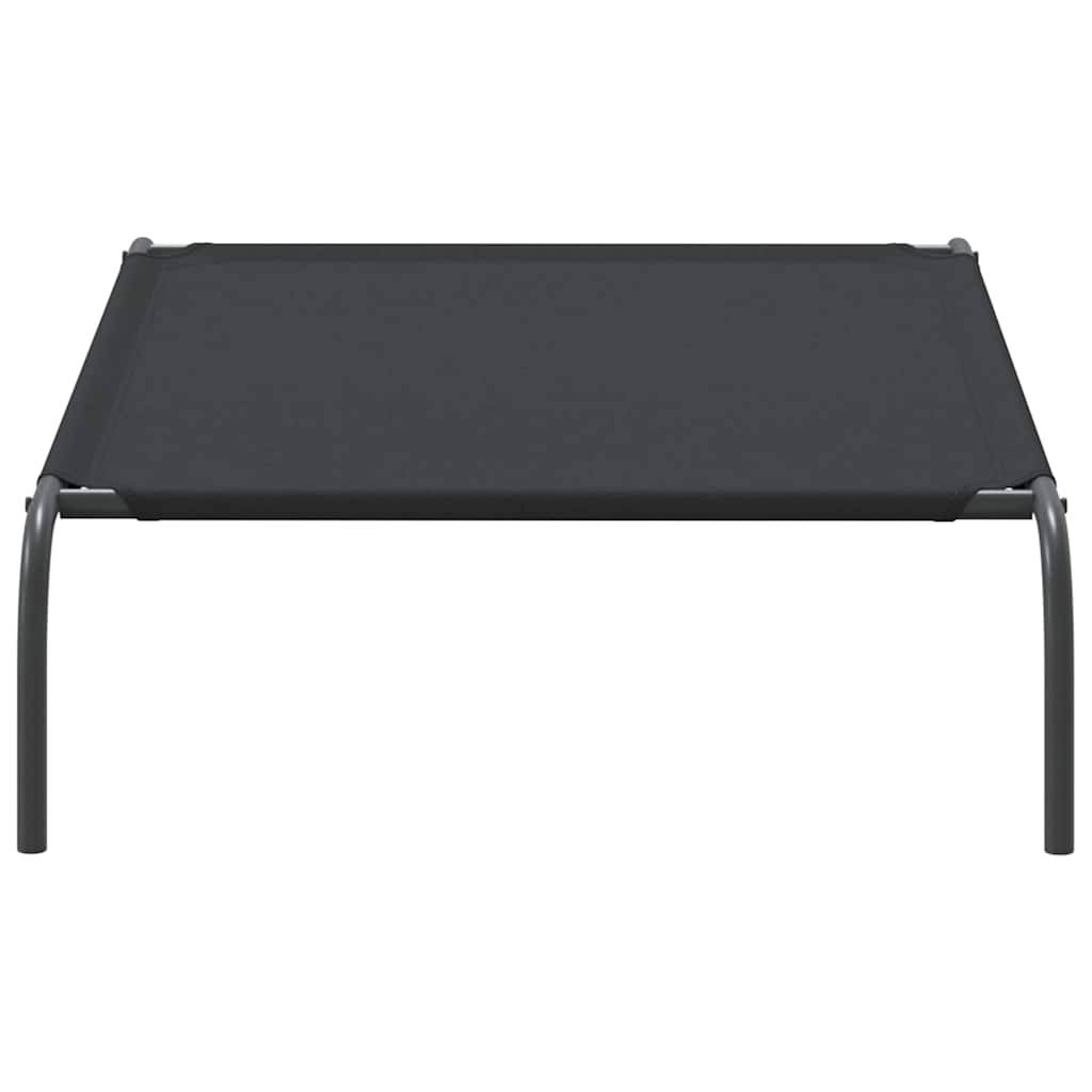 Couchage surélevé pour chien en tissu oxford résistant pour maison jardin Noir 110x65cm – ComfortXL Pet Living - Image 5