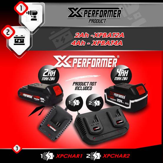 Tondeuse rechargeable 20V max 33 cm livrée sans batterie - X-Performer - Image 2